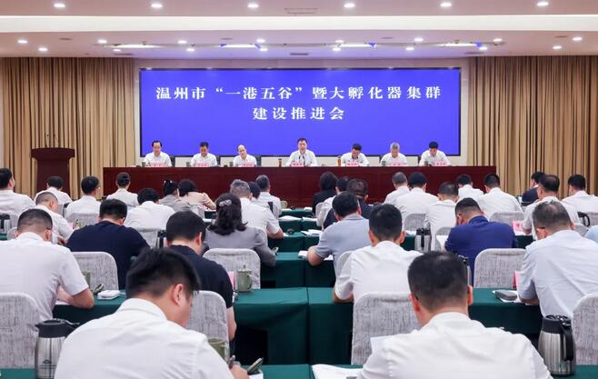 温州市“一港五谷”暨大孵化器集群建设推进会召开