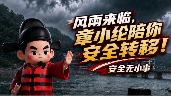 AI视频·风雨来临,安全转移护平安!