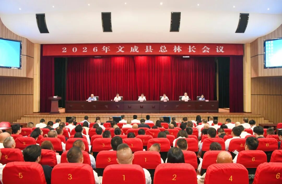 2026年文成县总林长会议召开