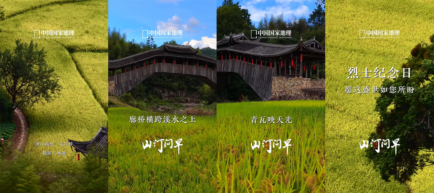 赞!泰顺文兴桥,登上《中国国家地理》视频号